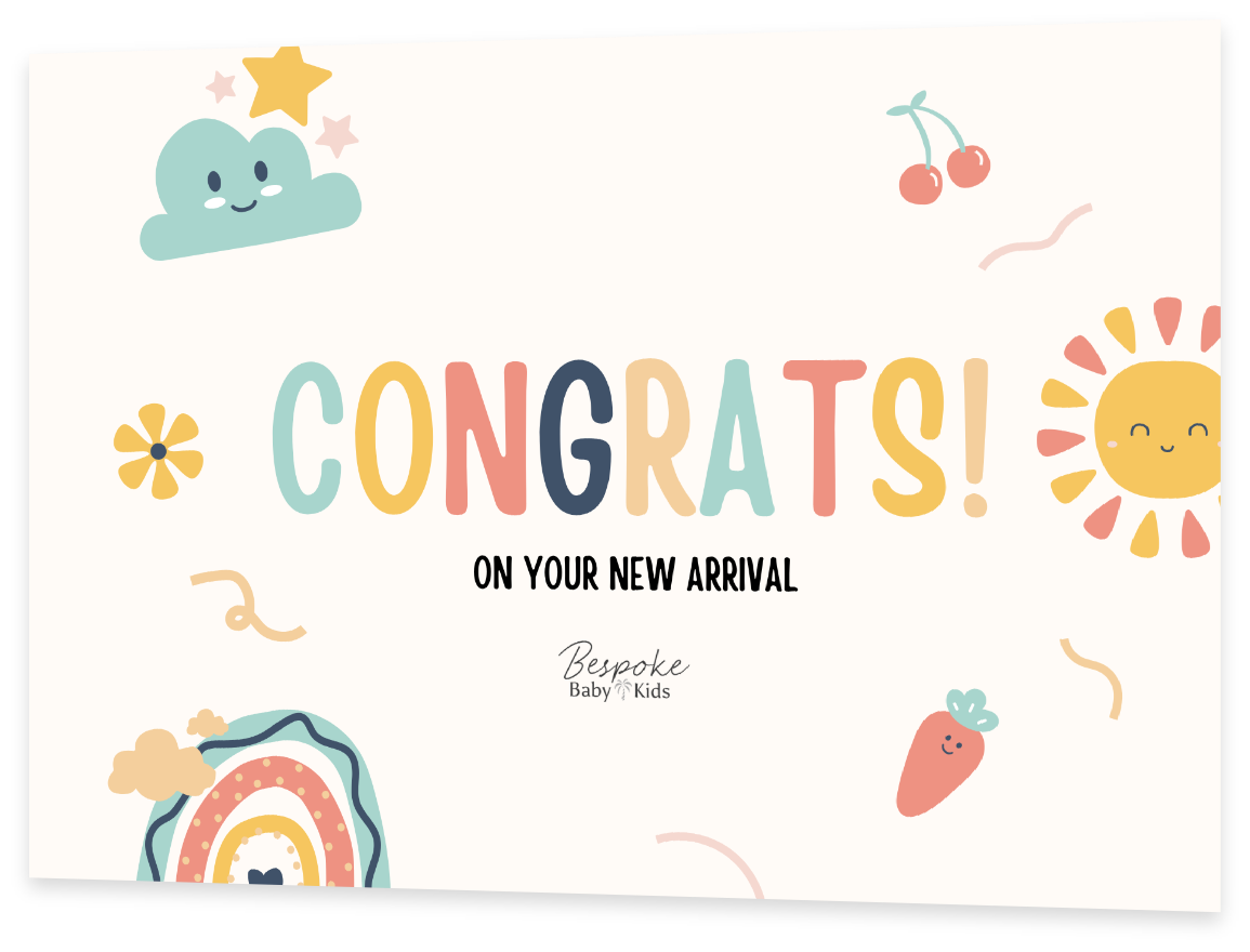 Cartoon Babyshower Gift Card