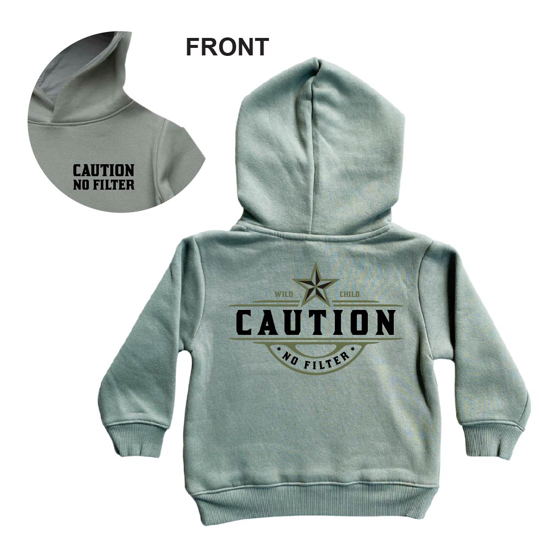 Caution No Filter Hoodie