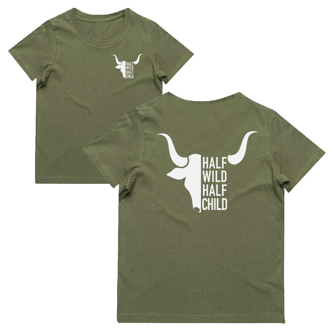 Half wild half child t-shirt