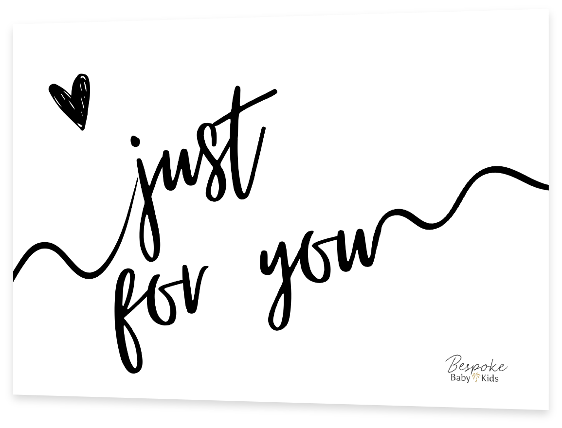 Just For You Heart Card