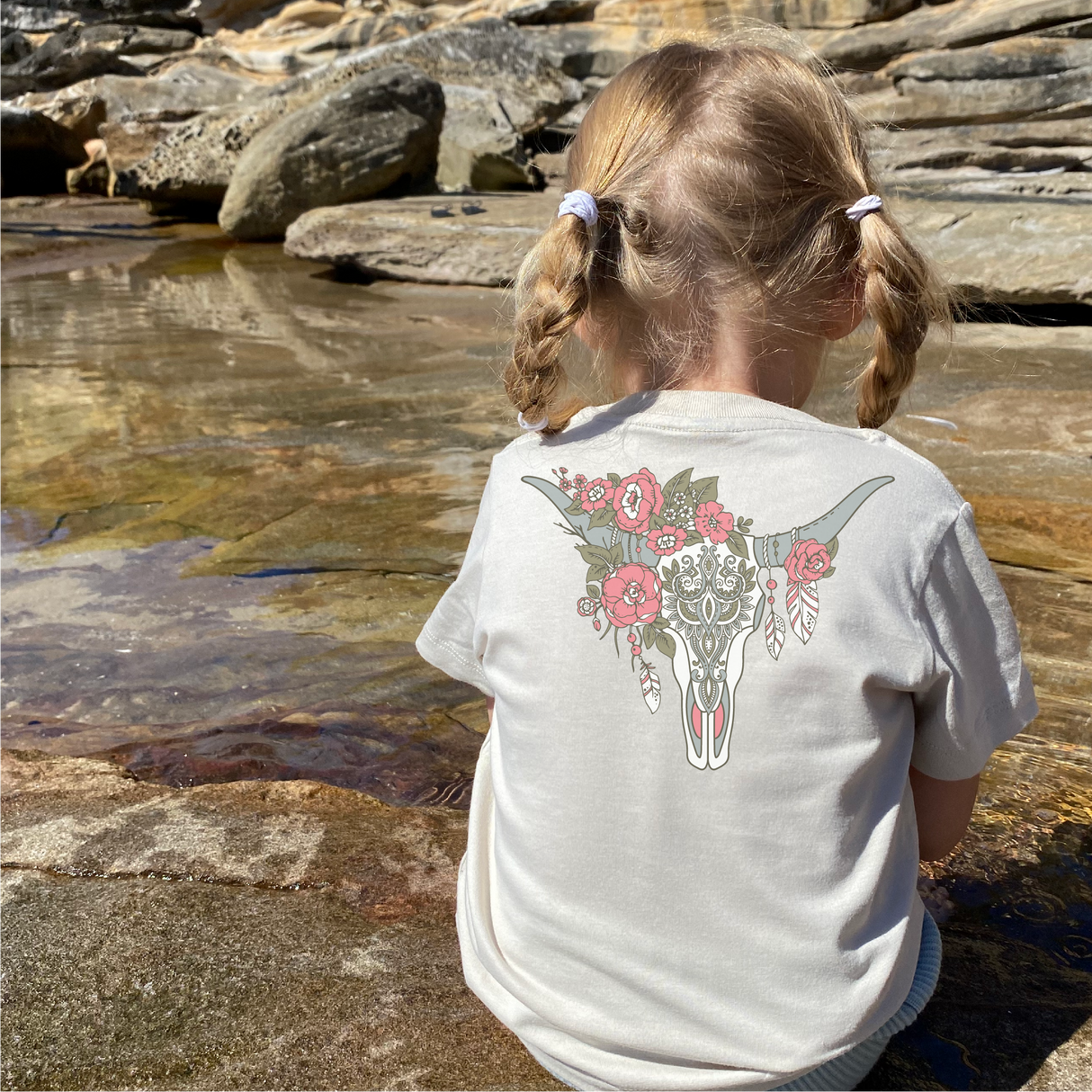 Wild Child Boho Skull T-Shirt