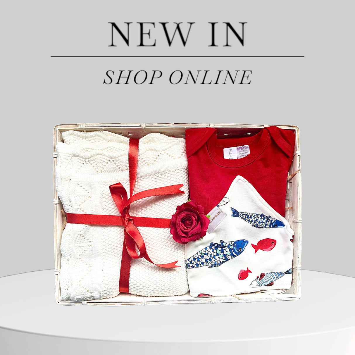 Hot Red And White Gift Box set