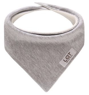 Bib 3 Pk - Pink and Grey
