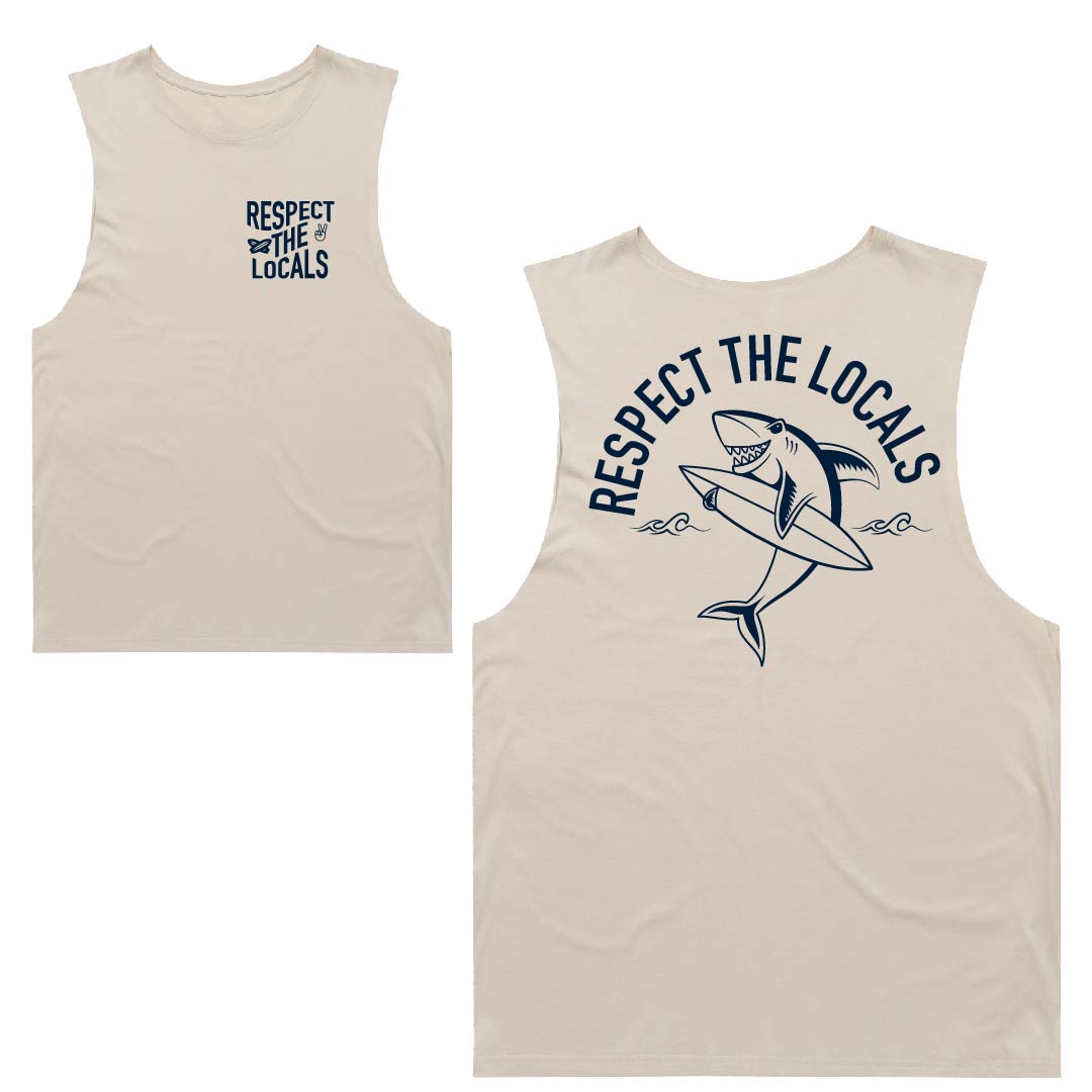 Respect The Locals Muscle Tanks | Adults