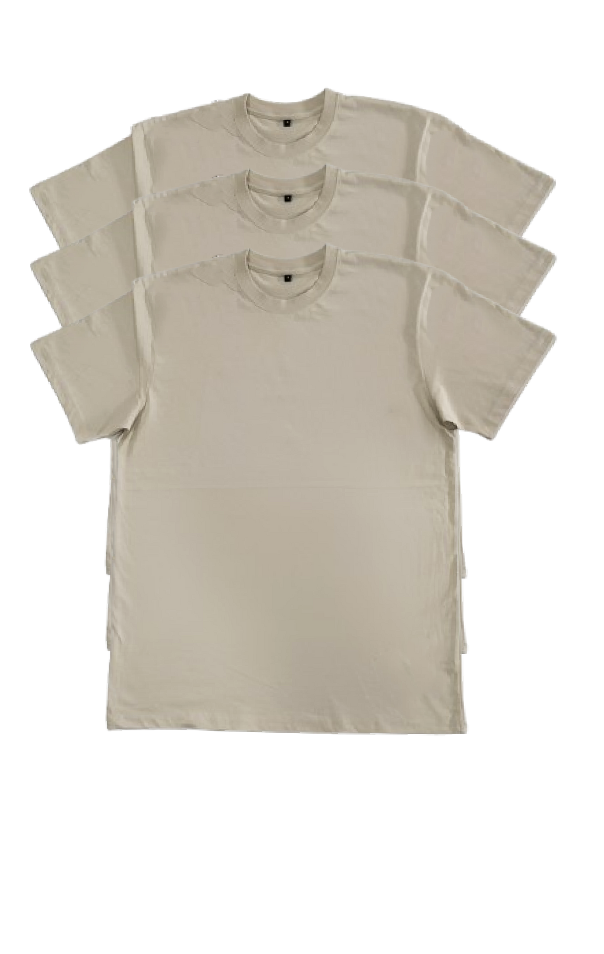 Crew Neck Plain Kids T-Shirt 3 pack