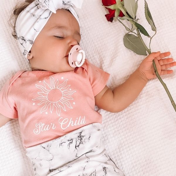 Star Child | Pink Bodysuit