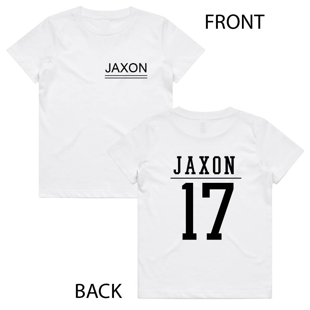 Name & Year Tee | Personalised | 6 Colours