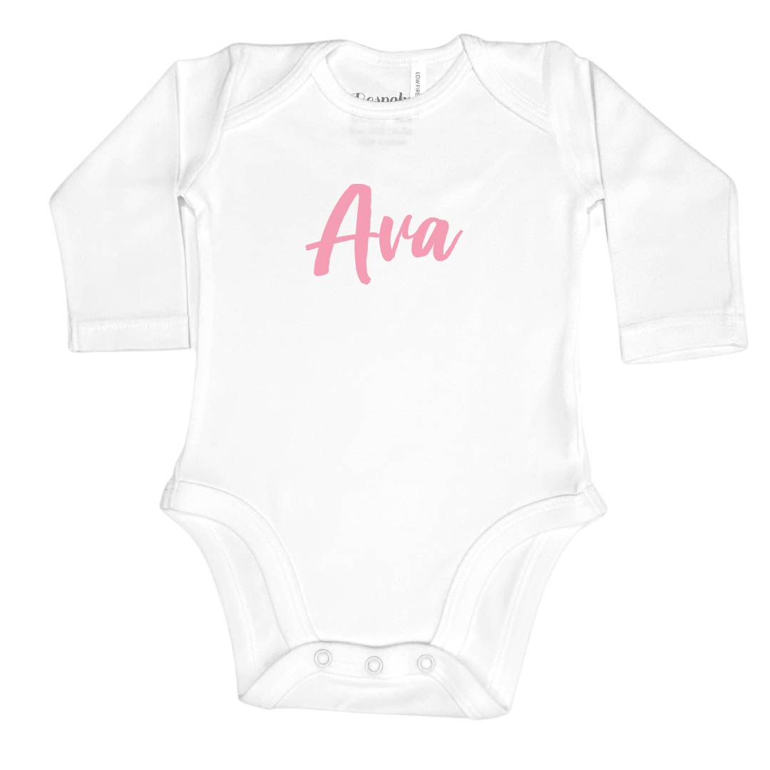 Personalised Bodysuit | Style 1 | 2 Colours
