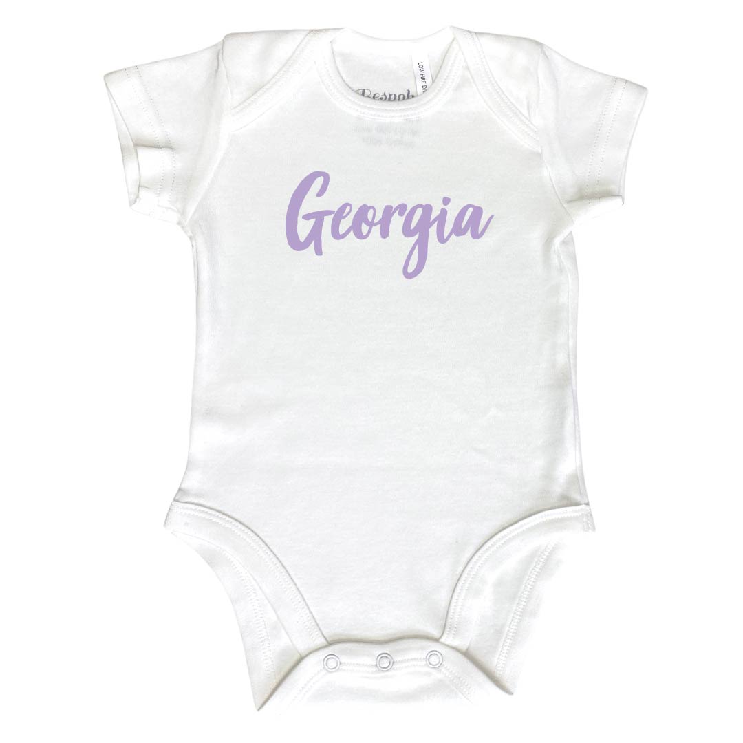 Personalised Bodysuit | Style 1 | 2 Colours