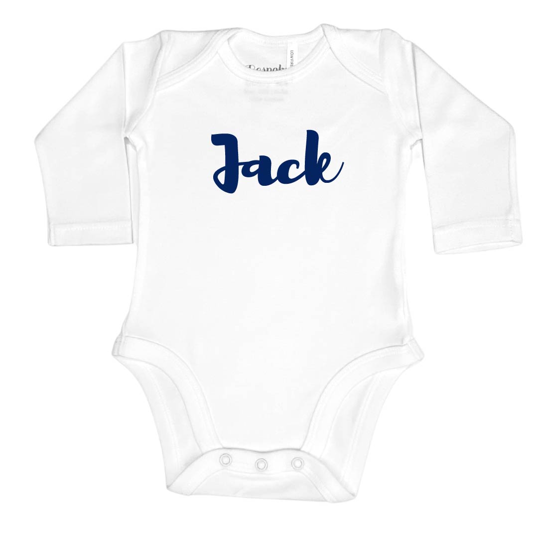 Personalised Bodysuit | Style 2 | 4 Colours