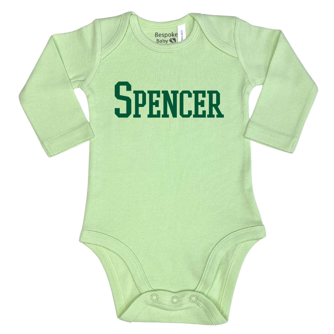 Personalised Bodysuit | Style 4 | 4 Colours