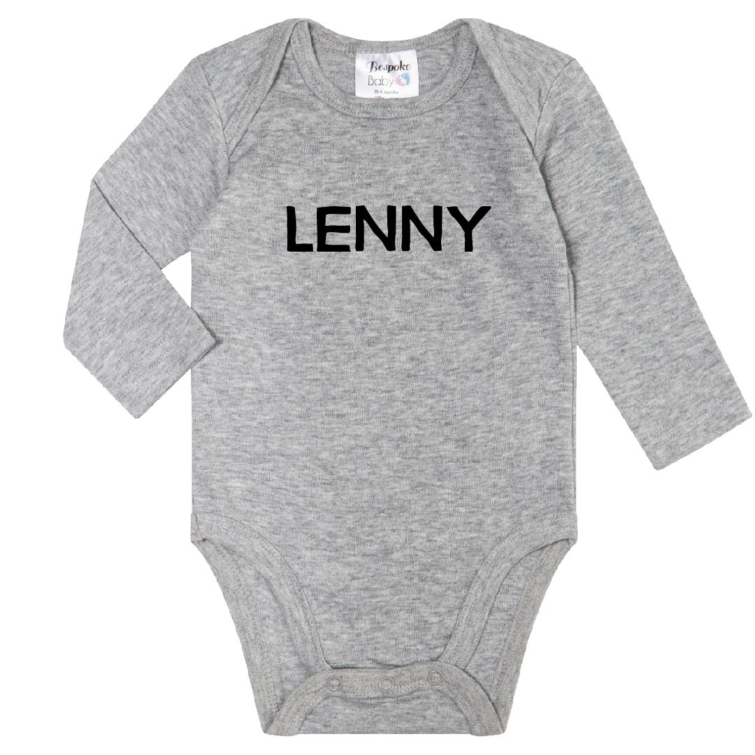 Personalised Bodysuit | Style 6 | 6 Colours