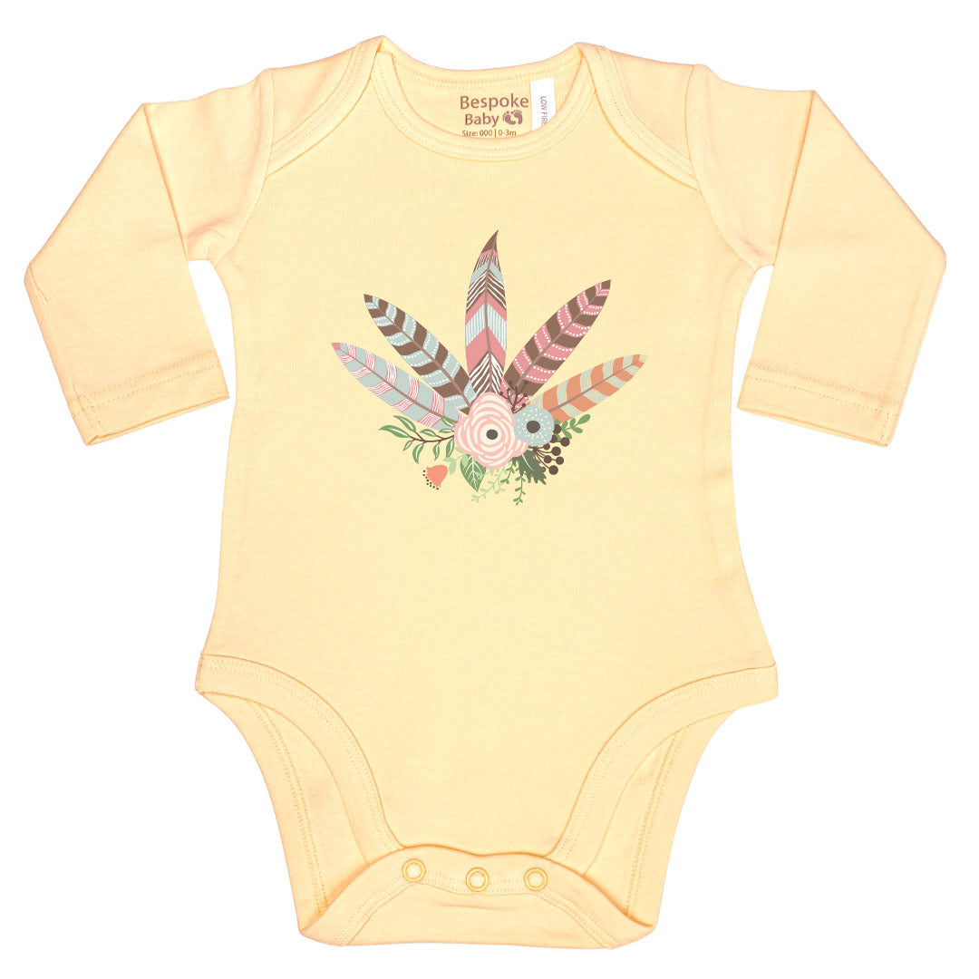 Tribal Feathers & Flowers | 3 Colours