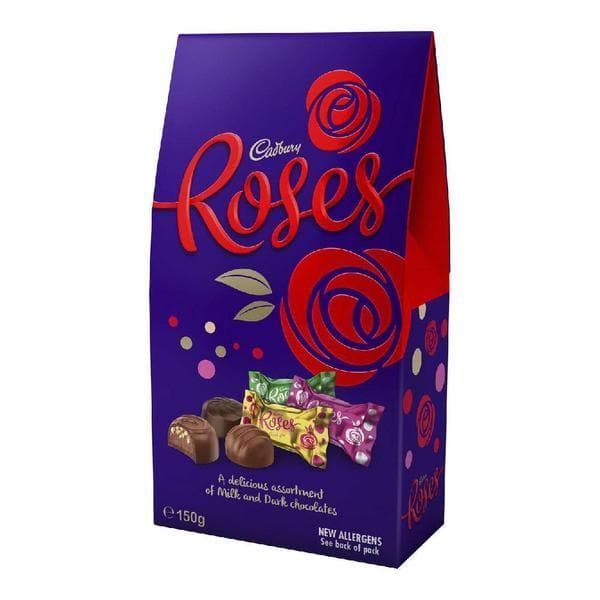Cadbury Roses Chocolate 150gm Bag