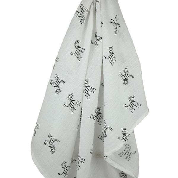 Zebra Muslin Wrap