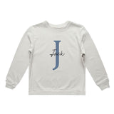 Personalised Big Letter | Boys | Crew Neck