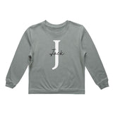 Personalised Big Letter | Boys | Crew Neck