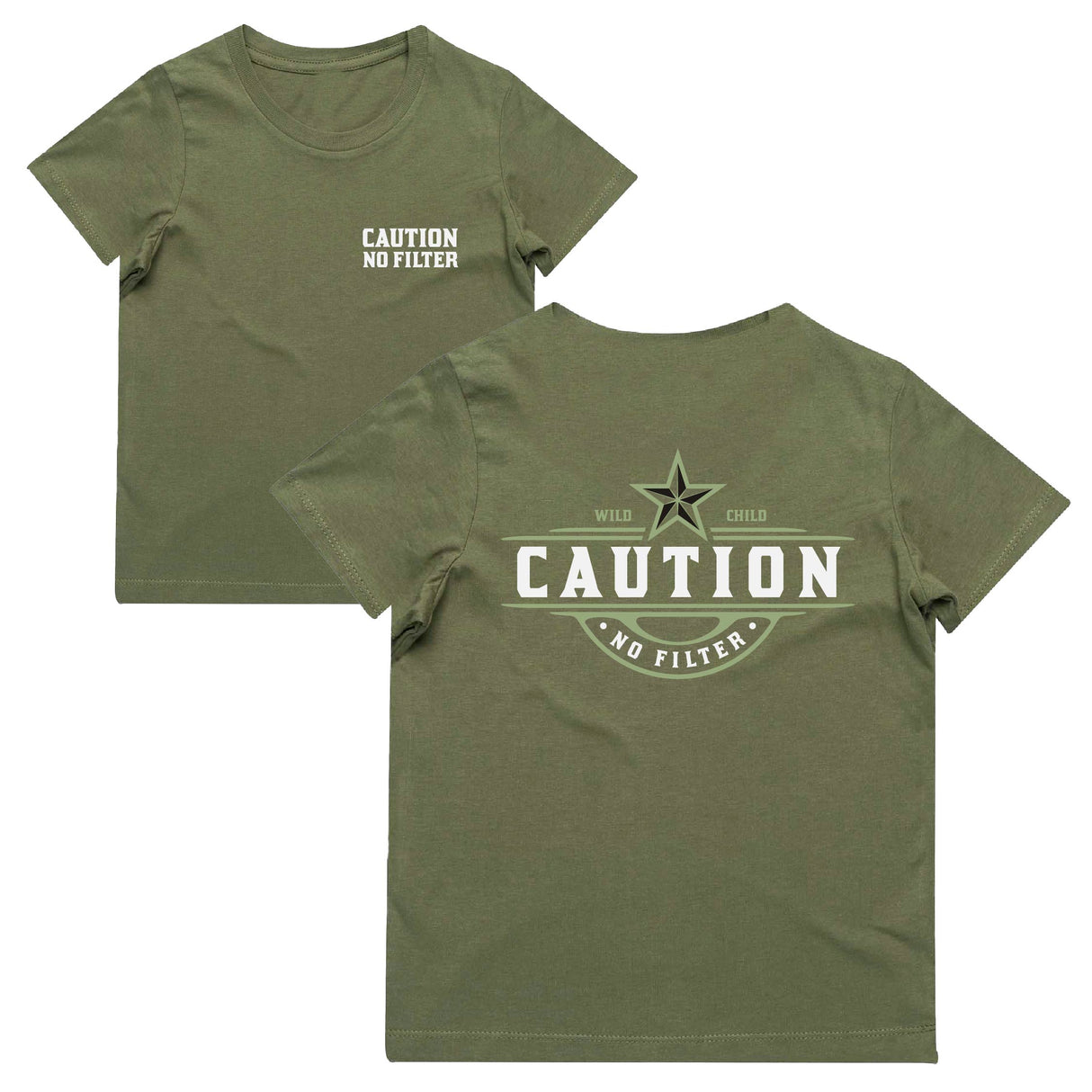 Caution No Filter T-Shirt