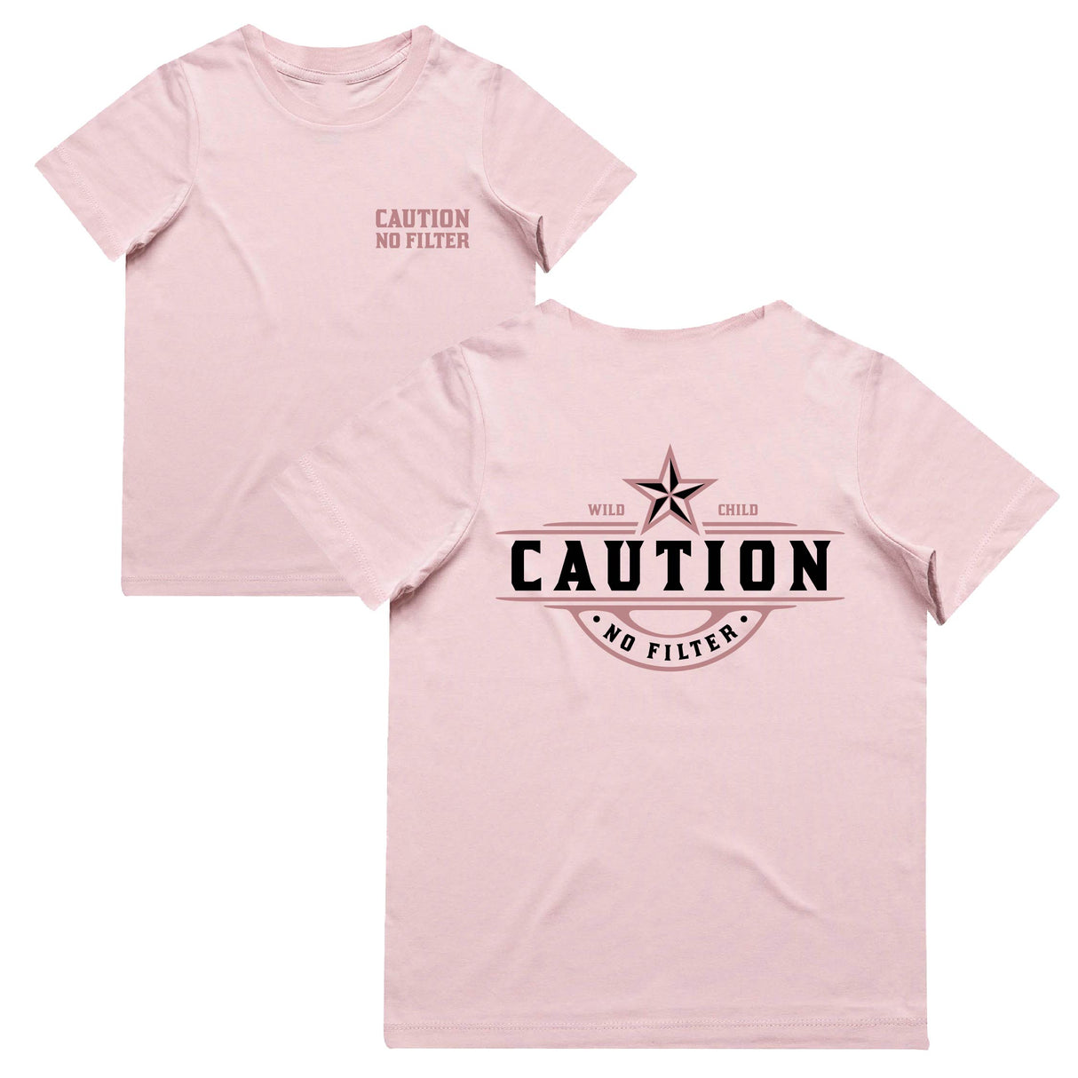 Caution No Filter T-Shirt