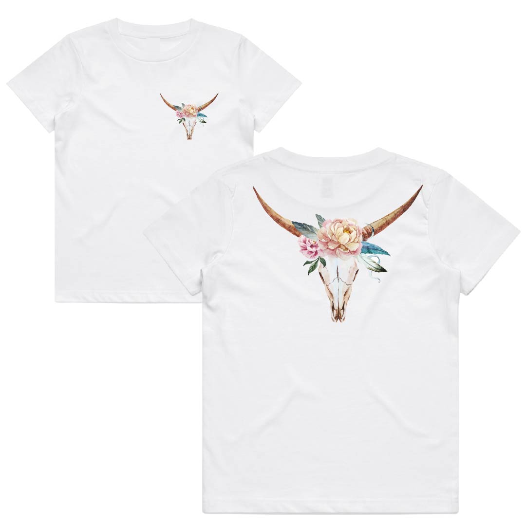 Floral Skull T-Shirt