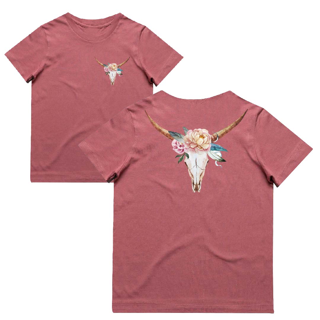 Floral Skull T-Shirt