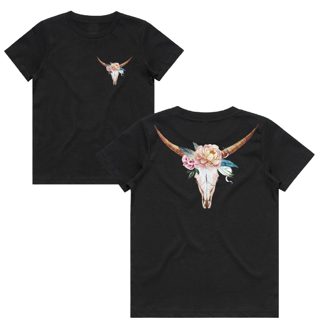 Floral Skull T-Shirt