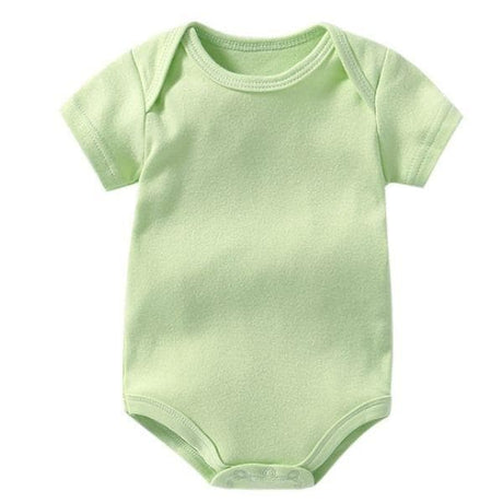 3 PACK of Plain Green Short Sleeve Bodysuit