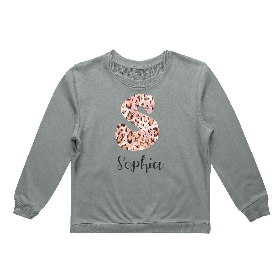 Leopard Letter | Girls | Jumper