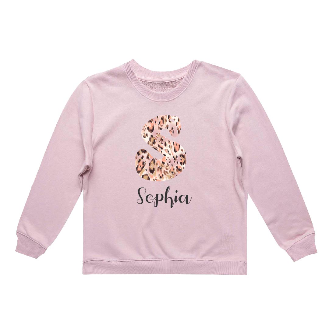 Leopard Letter | Girls | Jumper