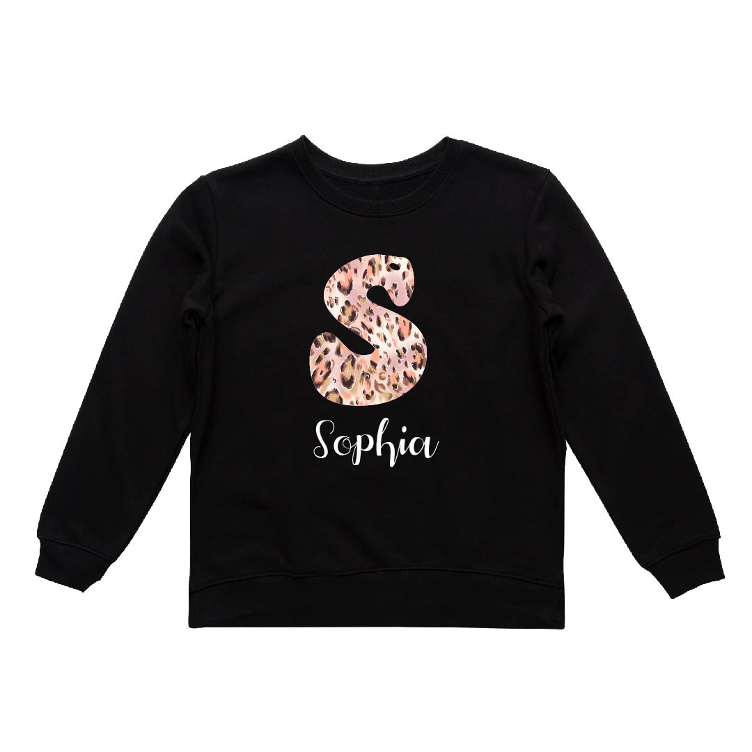 Leopard Letter | Girls | Jumper