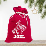 Personalised Bucking Cowboy - Red