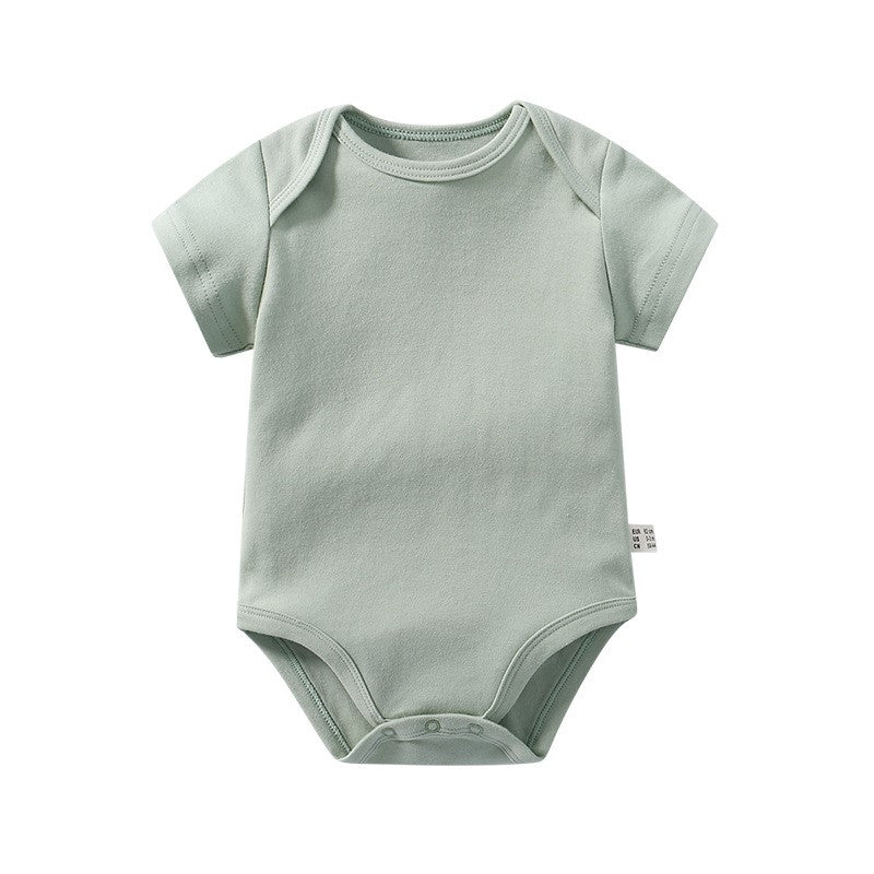 Plain Celadon Green Short Sleeve BodySuit