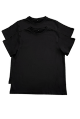 Crew Neck Plain Kids T-Shirt 2 pack