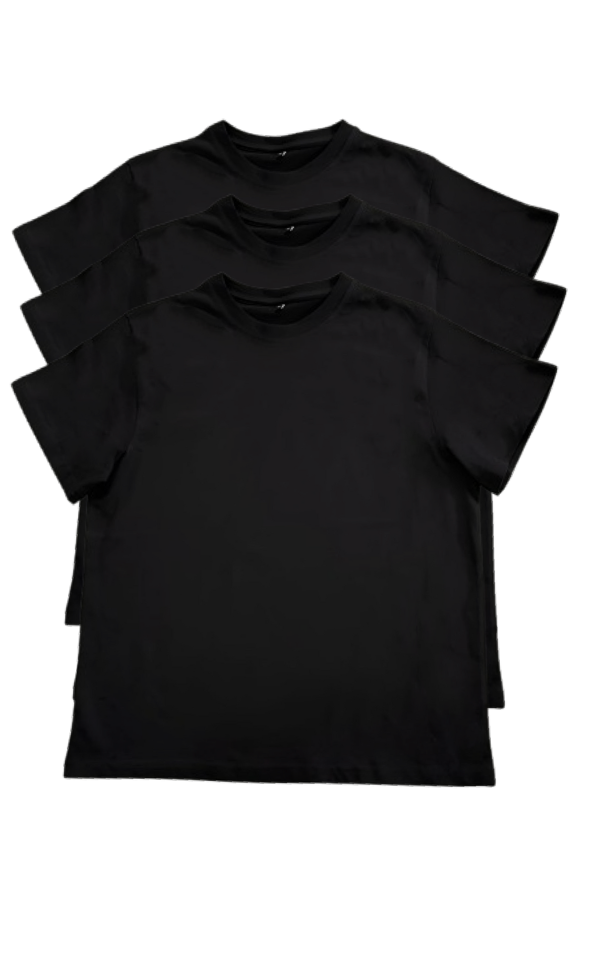 Crew Neck Plain Mens T-Shirt 3 pack