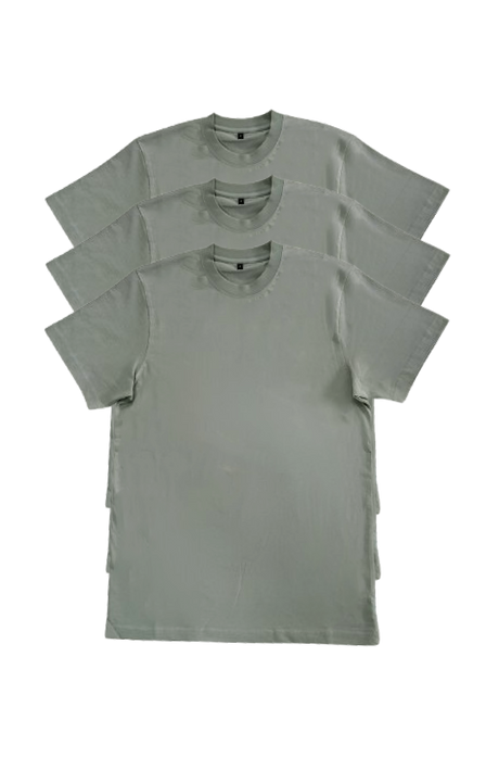 Crew Neck Plain Mens T-Shirt 3 pack