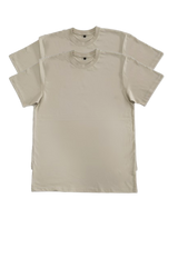 Crew Neck Plain Kids T-Shirt 2 pack