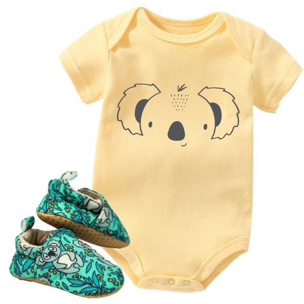 Koala Green + Gold Set