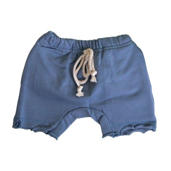 Little Champion + Blue Shorts