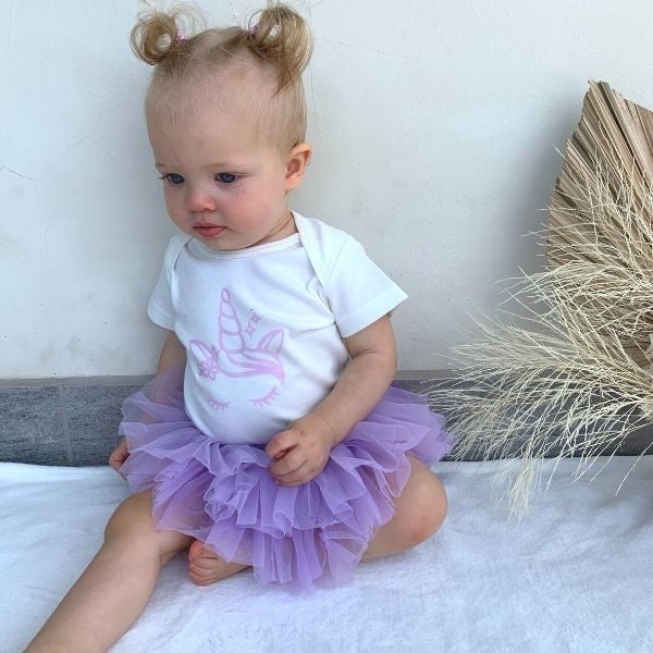 Lavender Baby Girl Bloomers