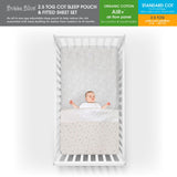 Bunny Forest 2.5 TOG COT Sleep Pouch & Fitted Sheet Set