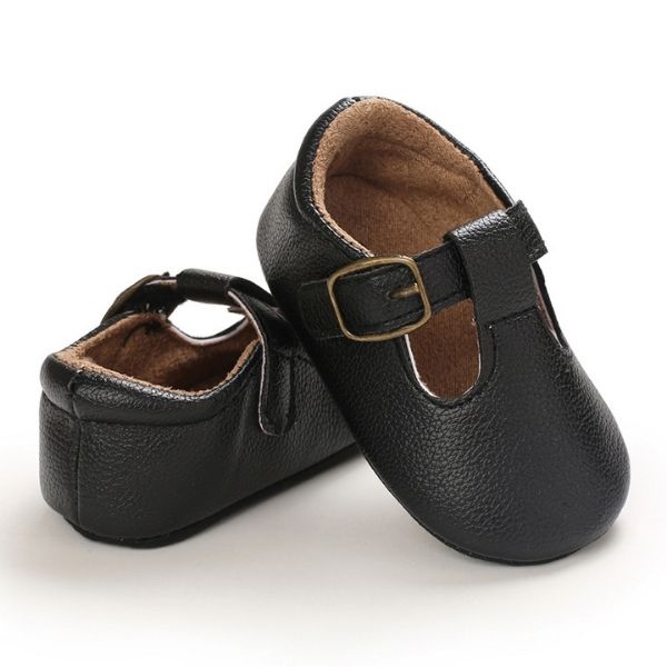 Baby T-Bar Shoes in Black