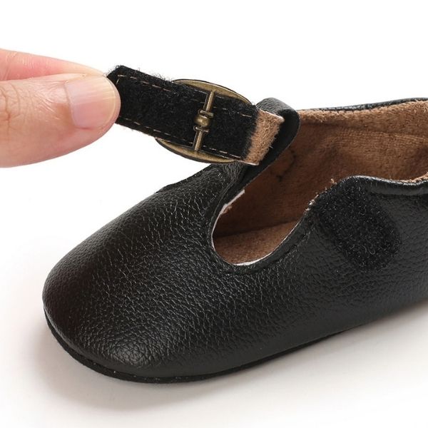 Baby T-Bar Shoes in Black