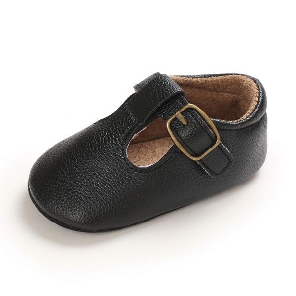 Baby T-Bar Shoes in Black