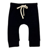 Drop Crotch Pants | Black