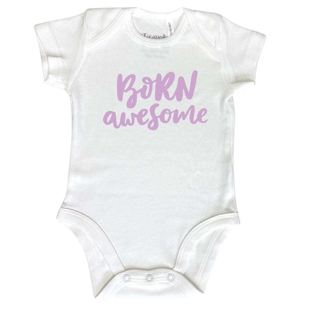 Born Awesome Purple Gift Box