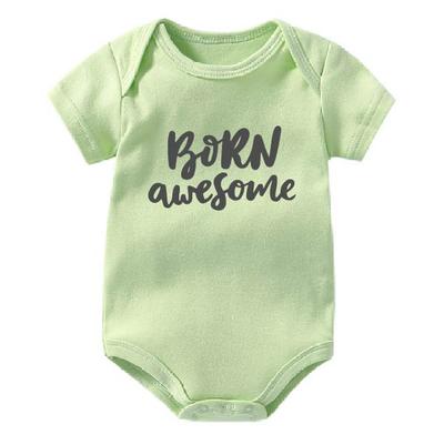 Born Awesome Green + Grey Sneaks