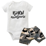 Born Awesome Camo Set