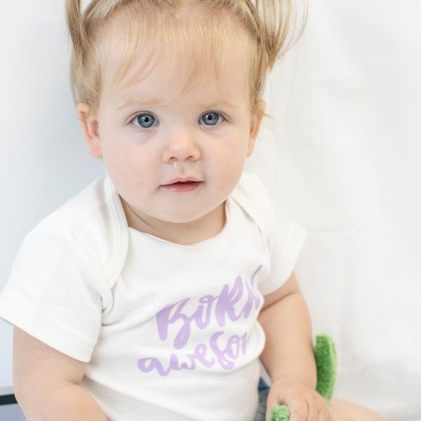 Born Awesome Purple Outfit