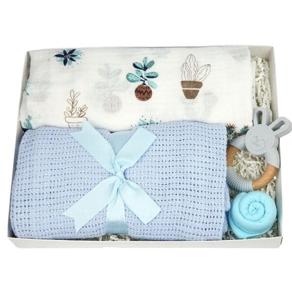 Cactus Crochet Baby Boy Gift Set