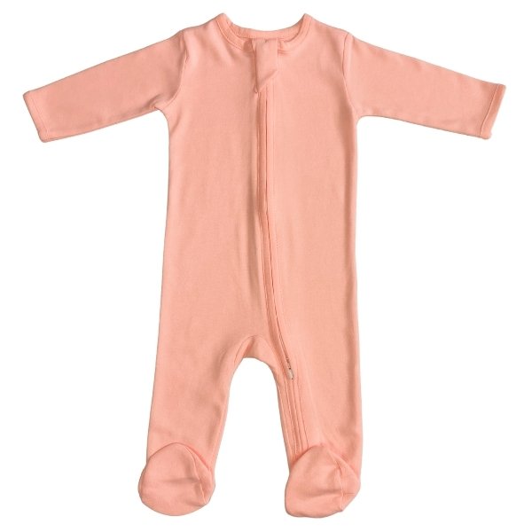 Coral Zippy Romper